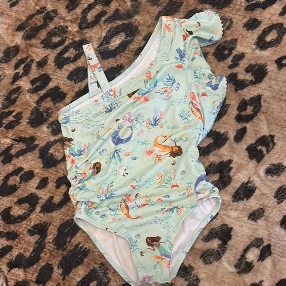 Janie and Jack Little Mermaid One Piece (size 5)